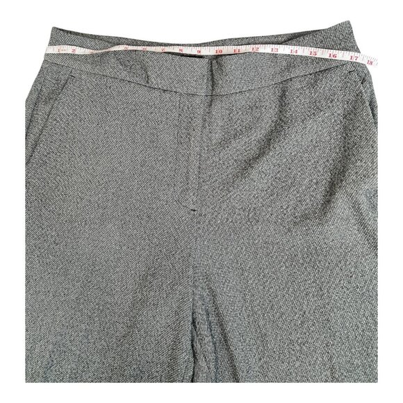 Ann Taylor Factory Wide Leg Women's Size 12 Cropped Pants Blk & White Work Wear - Picture 6 of 9